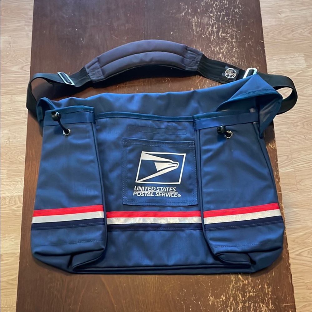 Blue Messenger Bag